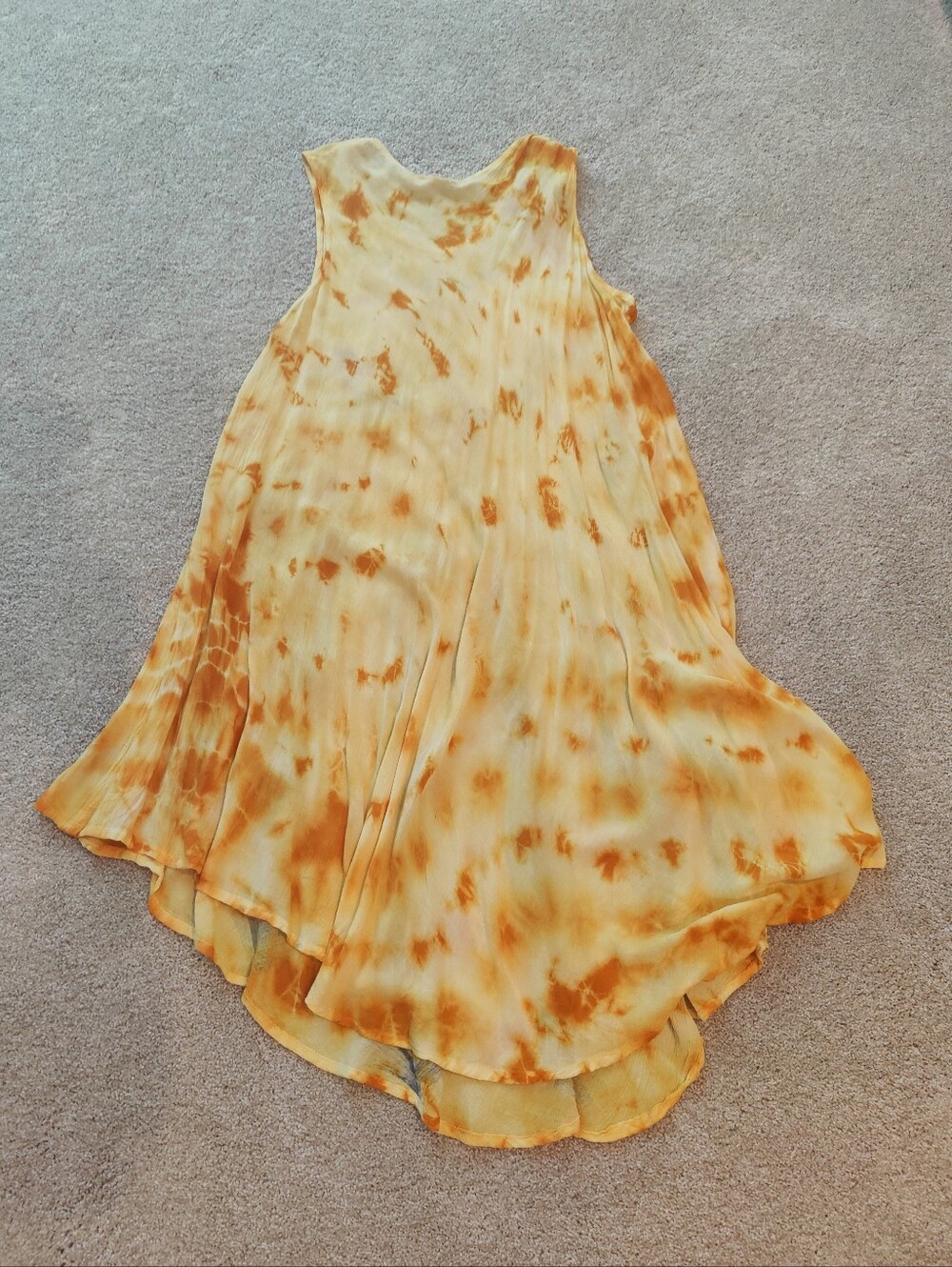 Stunning Boho Style Floral & Peacock Umbrella Sundress - Picture 5 of 5